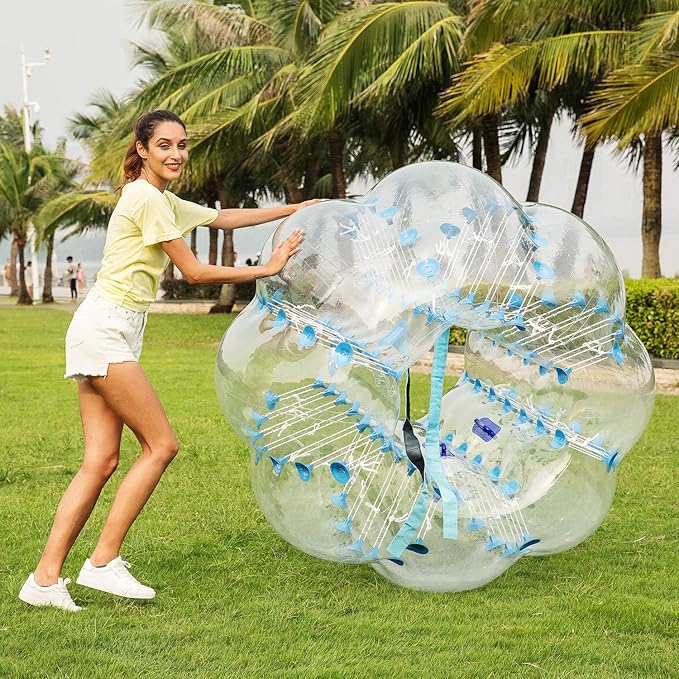 Bumper Bubble Soccer Balls for Teens/Adults, Body Zorb Ball Dia 4FT/5FT(1.2m/1.5m) 1 Pack