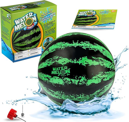 Watermelon Ball – Cool Underwater Pool Toy for Teen Boys, Girls, Men & Women. Great Gifts for Swimming, Diving & Backyard Games. Best for Birthday Presents, Spring Vacation & Summer Family Fun.