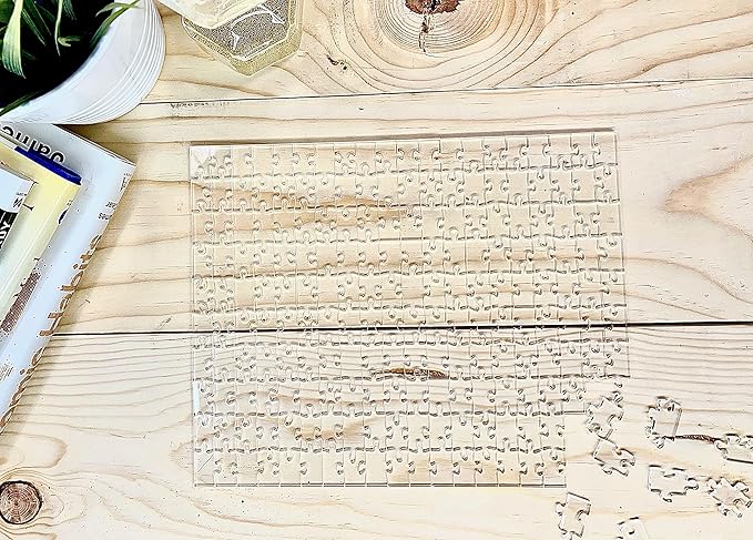 The Clearly Impossible Puzzle 100, 200, 500, 1000 Pieces Hard Puzzle for Adults Cool Difficult Clear Brain Teaser - Difficult Funny for Adults (200 Piece)