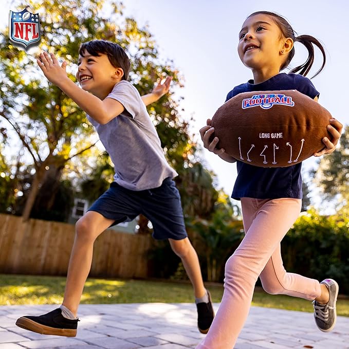Franklin Sports MyFirst Soft Plush Sports Balls - Stuffed Plush Toy Basketball, Baseball + Football for Kids - NBA, MLB + NFL Indoor Soft Sports Balls - Fun Kids Toys + Room Decorations