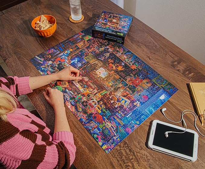 Millennial Dream Room 1000-Piece Jigsaw Puzzle by Rachid Lotf | Fun Brain Teaser, Toys & Games | 28 x 20 Inches