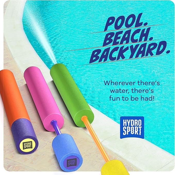 Water Guns For Kids - Outdoor Water Toys - Pool Toys for Kids Ages 4-8, 6-8, 8-10, 8-12 - Squirt Gun Blaster - Pool Games - Backyard Summer Party Activities - Kid Swim Toy for Girls, Boys, Teen - 3 Pk
