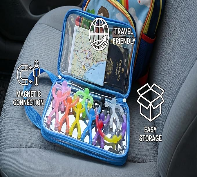 MAGMEN Magnetic Toy Figures 20-Pack | Mixed Colors | Best Value Family Set | Neodymium Magnets | Screen-Free STEM Building Toy for Kids Ages 3-12 | BPAFree | Travel Fidget & Sensory Toy
