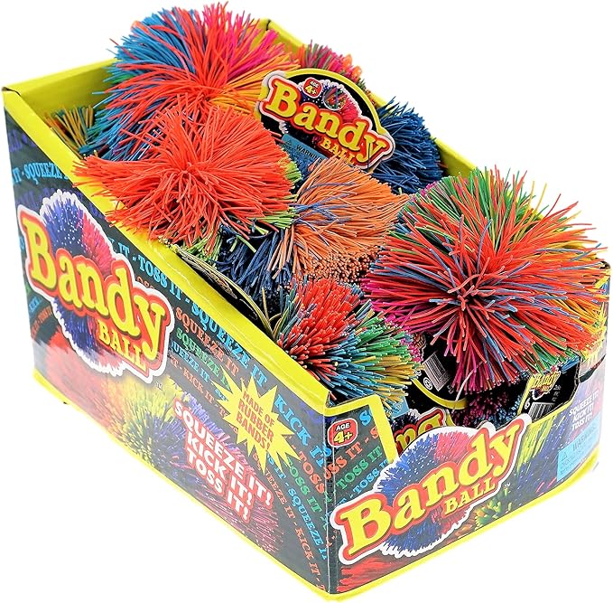 JA-RU Stretchy Stringy Balls for Kids (24 Pack) Hairy Rainbow Sensory Ball Fidget Toy | Stress Relief Toy | Bulk Party Favors, Classroom Prizes, & Goodie Bag Stuffers. 1070-24p