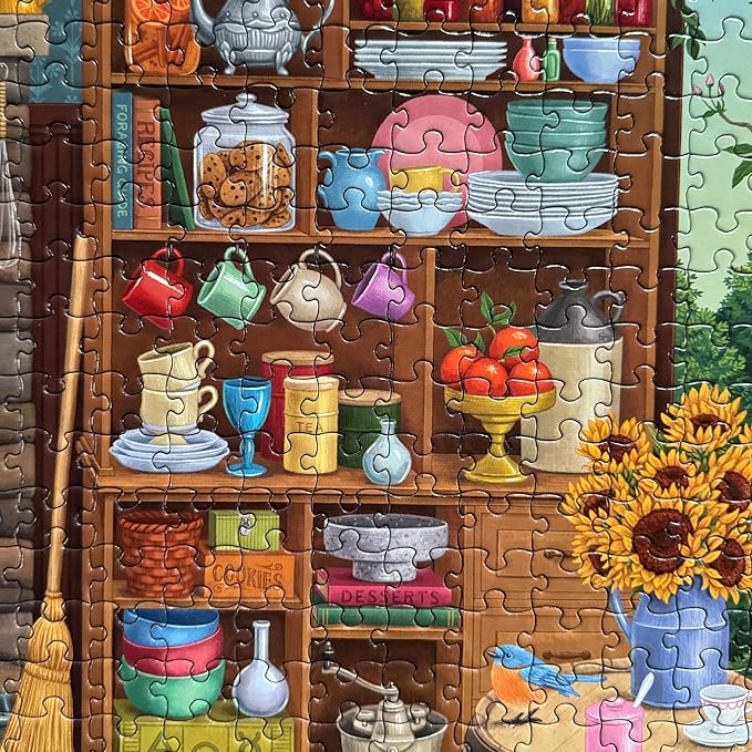eeBoo 1000 Piece Puzzle - Alchemist's Kitchen Jigsaw Puzzle for Adults, Square 23" x 23" Made with Recycled Board & Vegetable-Based Ink