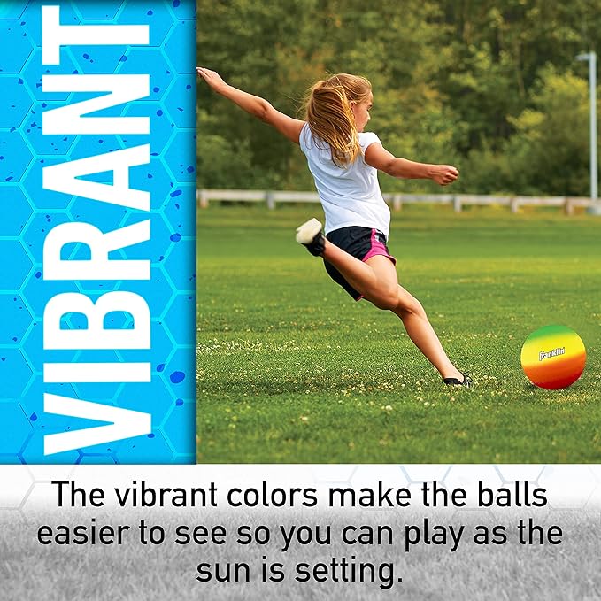 Franklin Sports PVC Vibe Playground Ball, 8.5"