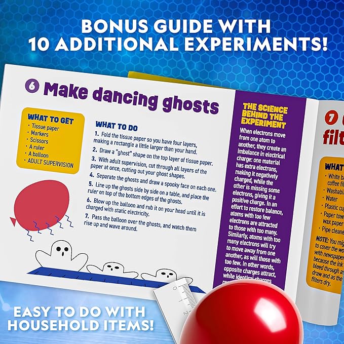 National Geographic Incredibly Gross Science Kit – 16 Disgusting Experiments with Bonus Guide, Yucky Slime Chemistry Set, Learning Toy, STEM Project for Boys and Girls, Birthday Gifts for Kids 8-12