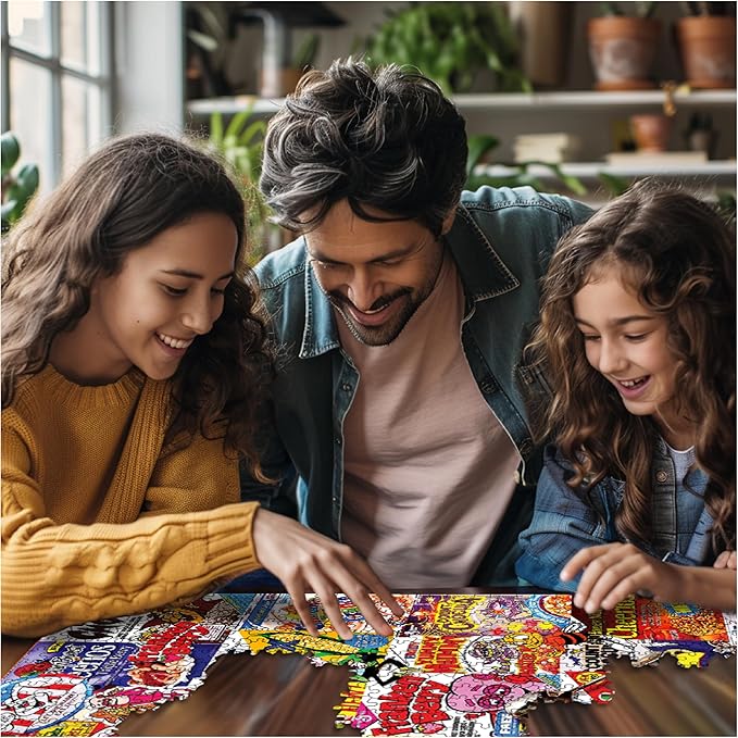 White Mountain Puzzles Cereal Boxes - 1000 Piece Jigsaw Puzzle