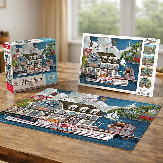 Masterpieces Mimac Pier 500 Piece Jigsaw Puzzle - Challenging Puzzle for Adults - Ages 15+