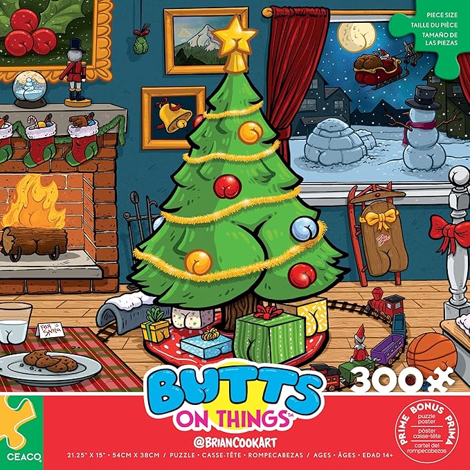 Butts on Things Christmas Puzzle