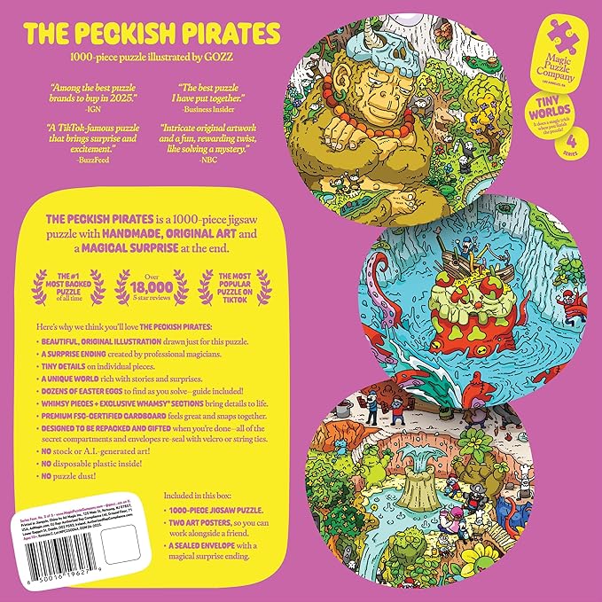 The Peckish Pirates • 1000-Piece Jigsaw Puzzle from The Magic Puzzle Company • Series Four