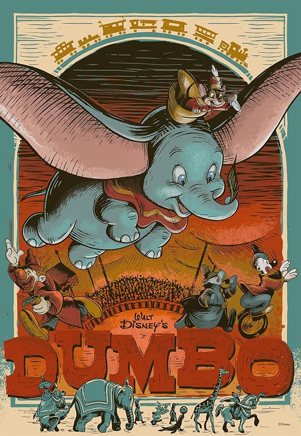 Ravensburger Puzzle 13370 - Dumbo - 300 Pieces Disney Puzzle for Adults and Children from 8 Years