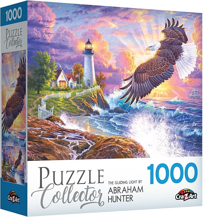RoseArt - Puzzle Collector- The Guiding Light - 1000 Piece Jigsaw Puzzle for Adults