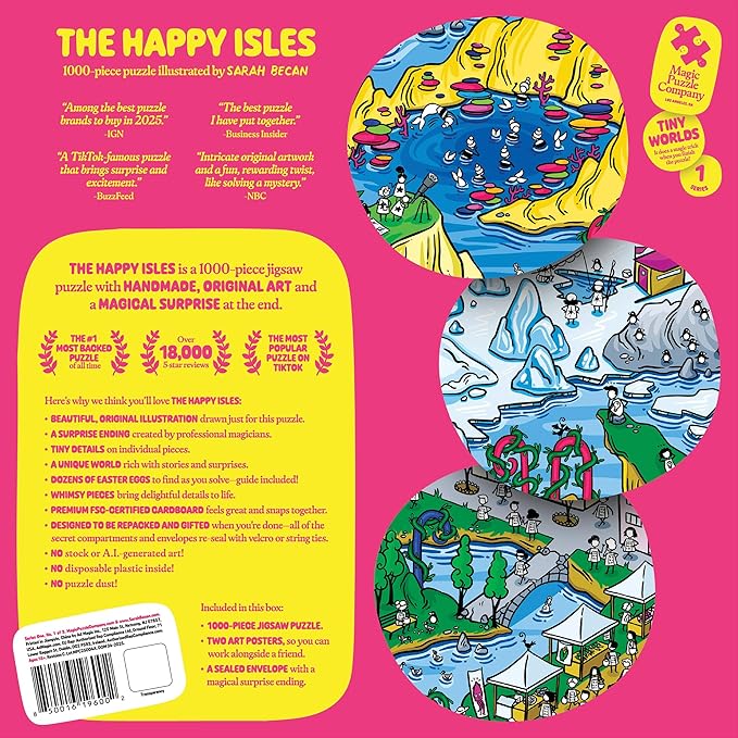 The Happy Isles • 1000-Piece Jigsaw Puzzle from The Magic Puzzle Company • Series One