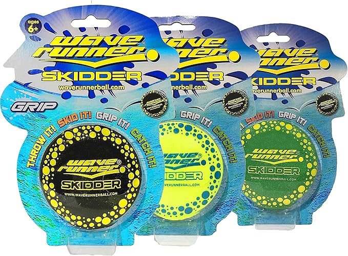 Wave Runner Water Bouncing Frisbee- Disc That Bounces, Skids, and Skips On Water | The Perfect Beach and Pool Toy (Color May Vary)
