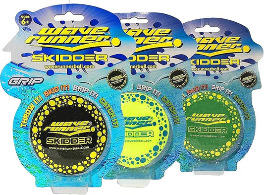 Wave Runner Water Bouncing Frisbee- Disc That Bounces, Skids, and Skips On Water | The Perfect Beach and Pool Toy (Color May Vary)