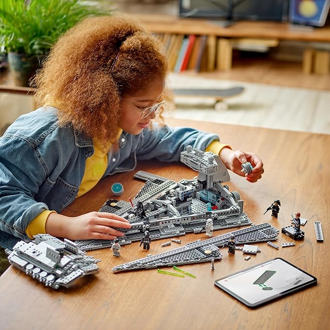LEGO Star Wars Imperial Star Destroyer Building Toys Set - Build & Display for Boys & Girls, Ages 10+ - Gift for Birthdays - Star Wars Darth Vader & 6 Minifigure Toys - 75394