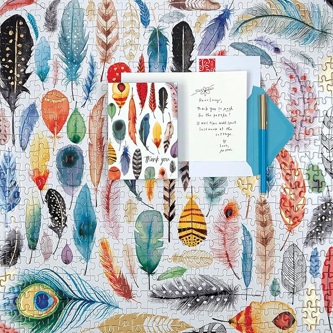 Galison, Puzzle Foil Feathers