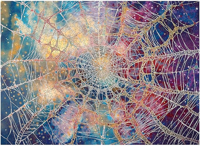 Jigsaw Puzzles for Adults 1000 Pieces, Double-Sided Difficult Challenging Unique Puzzle for Game Night Family Home Decor, 20x27 Inches, Double Cobweb