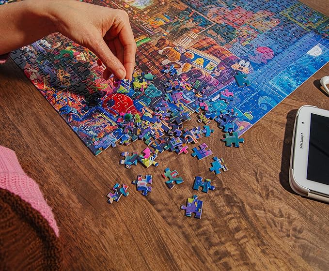 Millennial Dream Room 1000-Piece Jigsaw Puzzle by Rachid Lotf | Fun Brain Teaser, Toys & Games | 28 x 20 Inches