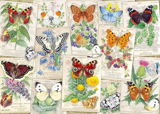Wonder Forge Butterfly Splendor 1000 Piece Jigsaw Puzzle for Adults | Unique, Perfectly-Fitting Pieces | Fun, Vibrant Imagery | Amazon Exclusive