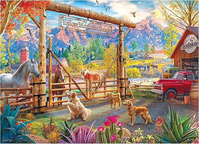 Roseart - Kodak Premium - Ranch Pickup - 1000 Piece Jigsaw Puzzle for Adults