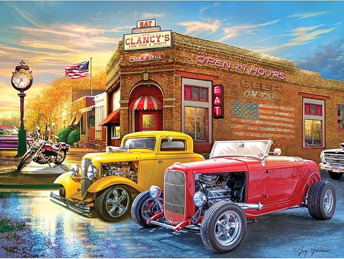 RoseArt - American Nostalgia - American Grill - 550 Piece Jigsaw Puzzle for Adults