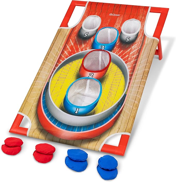 GoSports 3 x 2 ft Arcade Cornhole Game - Portable Bean Bag Toss Game