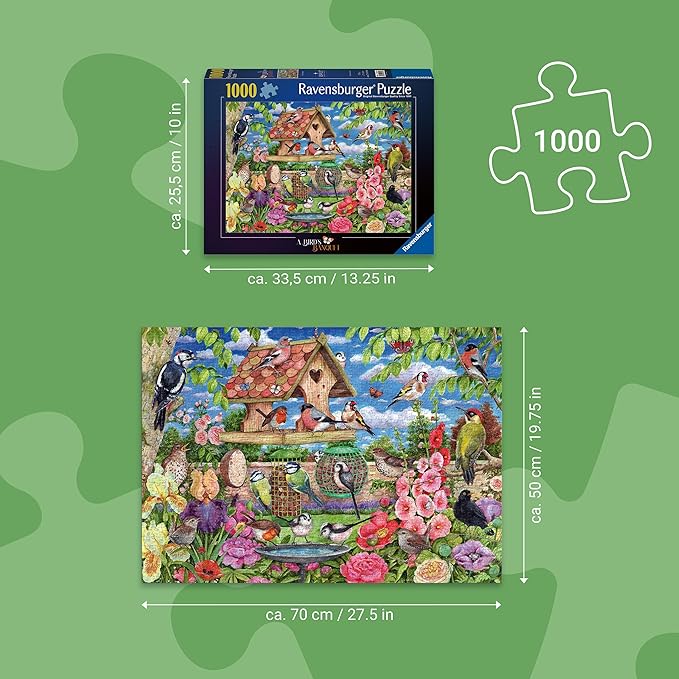 Ravensburger The Bird Table 1000 Piece Puzzle for Adults