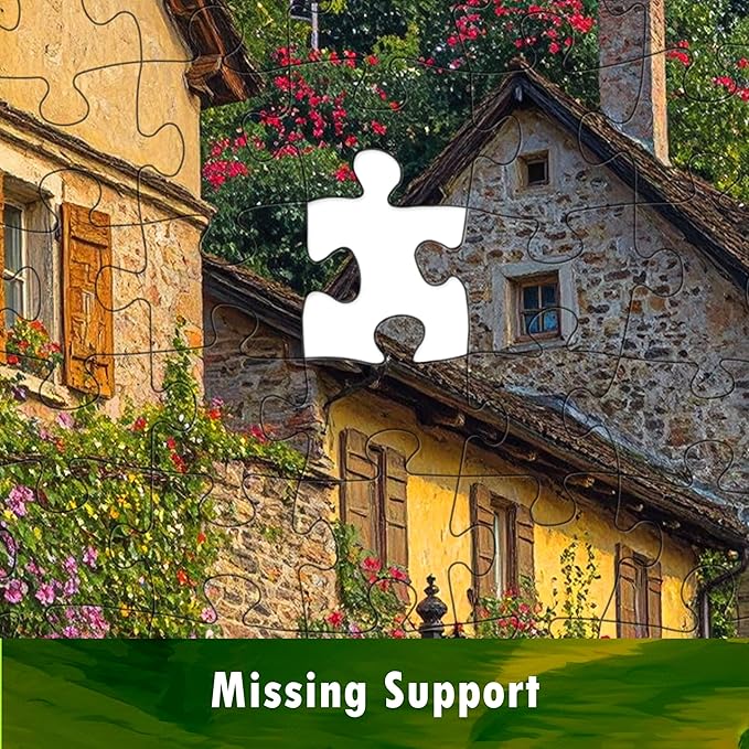 Jigsaw Puzzles for Adults 1000 Pieces - Church Lane, Village Church Puzzle for Adults, Challenging Art Jigsaw Puzzles - Little Chapel Puzzles 27.5" x 19.7" Home Decor Birthday Gifts