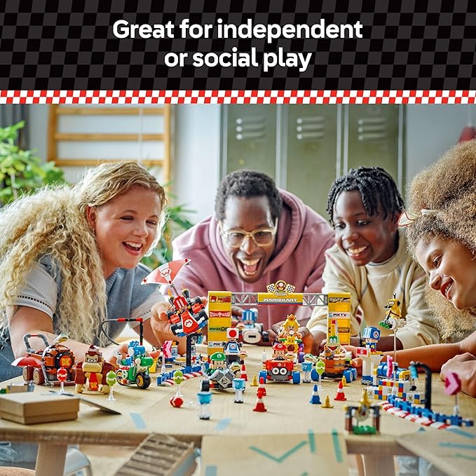 LEGO Super Mario: Mario Kart Standard Kit - Collectible Toy Building Set for Kids, Boys and Girls, Ages 7+ - Nintendo Mario Kart Toy for Fans - Gift Idea for Birthdays - 72032