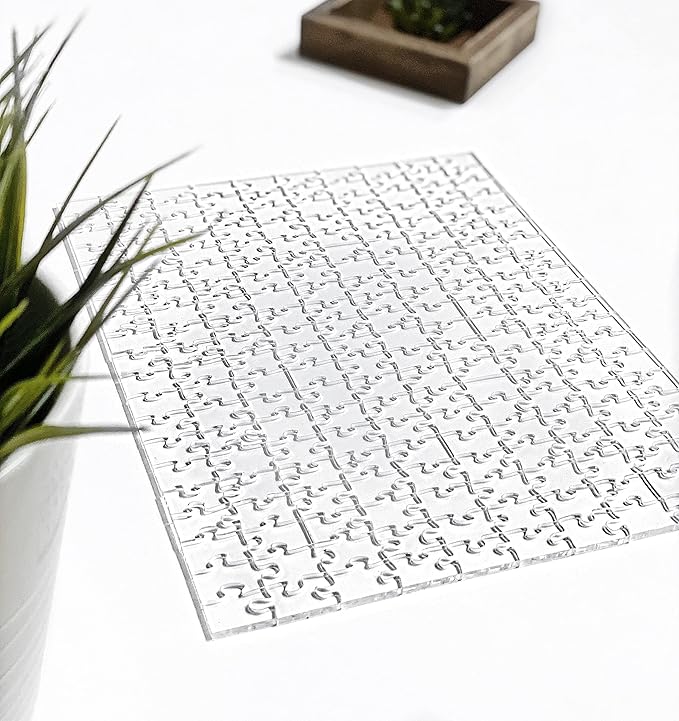 The Clearly Impossible Puzzle 100, 200, 500, 1000 Pieces Hard Puzzle for Adults Cool Difficult Clear Brain Teaser - Difficult Funny for Adults (100 Piece)
