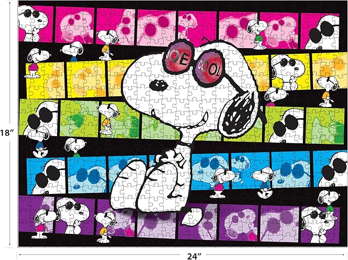 RoseArt - Peanuts - Joe Cool - 300 Piece Jigsaw Puzzle for Adults