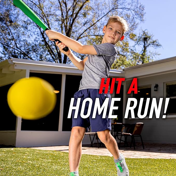 Franklin Sports Youth Batting Tee - Adjustable Height Plastic Training Tee for Kids + Toddlers - 23" to 33" Inches
