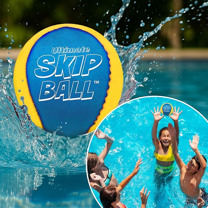 Activ Life The Ultimate Water Skip Balls, Water Bouncing Ball for Swimming Pool, Beach Toys for Friends, Family, Kids and Adults