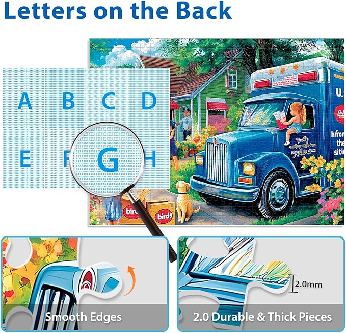 Jigsaw Puzzles 500 Pieces for Adults, 500 Pieces Puzzles for Adults Seniors, Challenging Puzzle Perfect for Game Night, Pieces Fit Together Perfectly Colorful Puzzle Gift for Friends 20.5 x 15 in