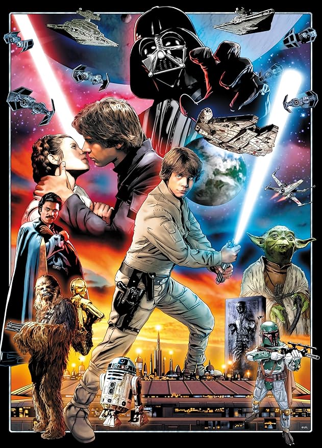 Buffalo Games - Star Wars - You'll Find I'm Full of Surprises - 1000 Piece Jigsaw Puzzle for Adults - Collectible Tin Case - Finished Size is 26.6 x 19