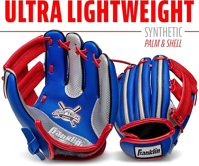 Franklin Sports Air Tech Foam Baseball Glove and Ball Set