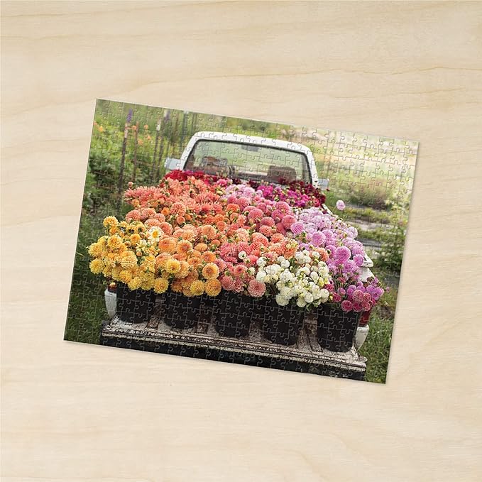 Galison, Puzzle Farms Cut Flower Garden 500 Piece
