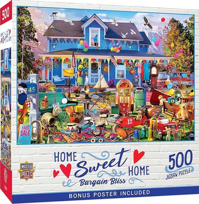 Masterpieces 500 Piece Jigsaw Puzzle for Adults, Family, Or Kids - Bargain Bliss - 15"x21"