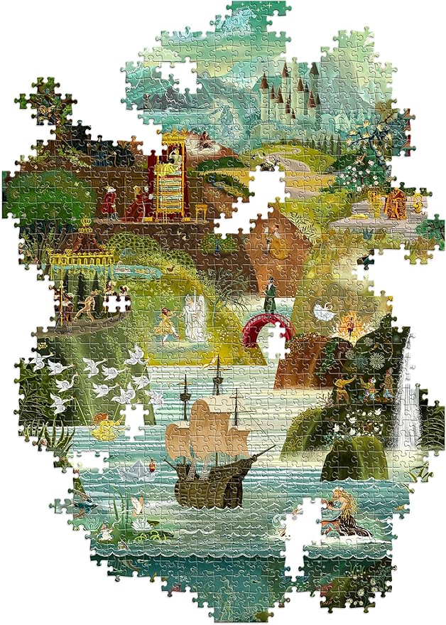 The World of Hans Christian Andersen's Fairy Tales: A 1000-piece Jigsaw Puzzle by Adam Simpson