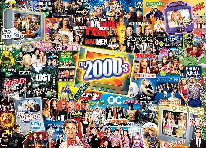 MasterPieces 1000 Piece Jigsaw Puzzle for Adults and Family - 2000's Television Shows - 19.25"x26.75"