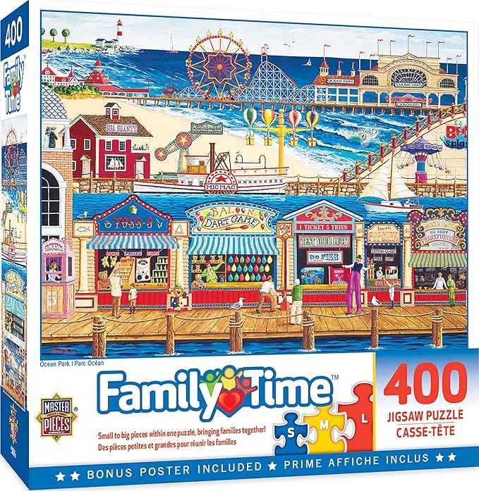 MasterPieces 400 Piece Jigsaw Puzzle For Adults, Family, Or Youth - Ocean Park - 18"x24"