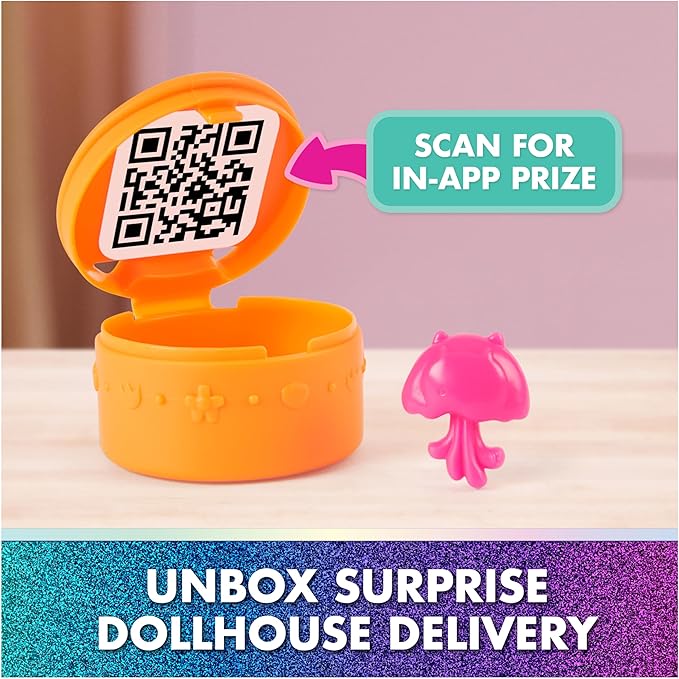 DreamWorks GABBY'S Dollhouse The Movie, Mercat's Aquarium Balcony, with Toy Figure & Dollhouse Accessories, Kids Toys for Girls & Boys Ages 3 and Up