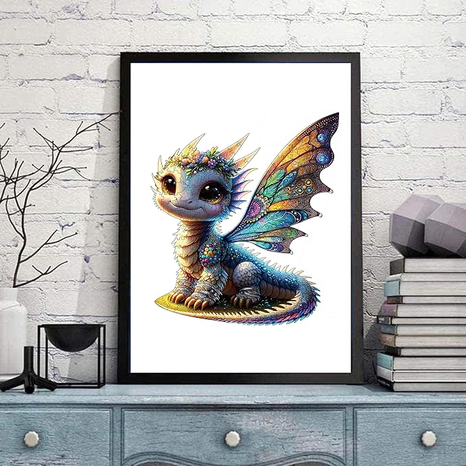 Wooden Puzzles for Adults, Dragon Wooden Puzzles 200 Pieces, Irregular Animals Fun Puzzles for Adults