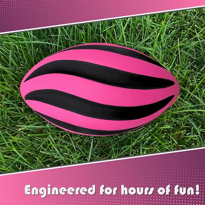 Spiral Foam Football - Soft Foam Football for Kids - 9 Inches - American Football - 1 Each