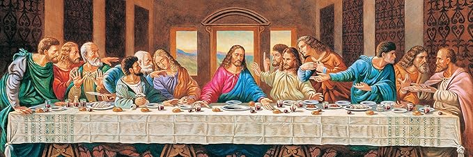 MasterPieces 1000 Piece Jigsaw Puzzle for Adults, Family, Or Youth - The Last Supper - 13"x39"