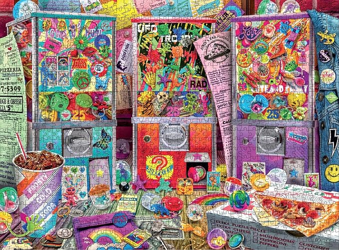 Buffalo Games - Aimee Stewart - Pizza and Pocket Change - 1000 Piece Jigsaw Puzzle for Adults -Challenging Puzzle Perfect for Game Nights - Finished Size is 26.75 x 19.75