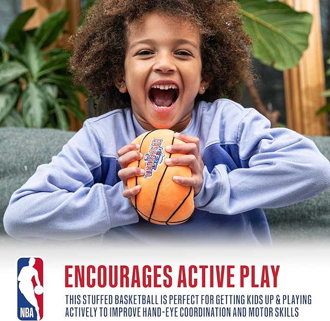 Franklin Sports MyFirst Soft Plush Sports Balls - Stuffed Plush Toy Basketball, Baseball + Football for Kids - NBA, MLB + NFL Indoor Soft Sports Balls - Fun Kids Toys + Room Decorations