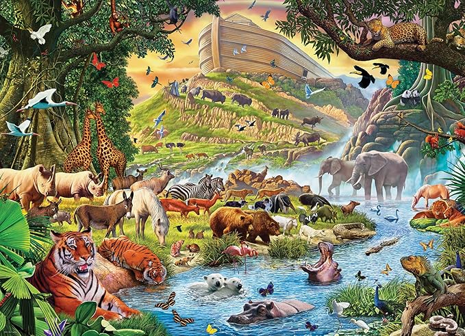 EuroGraphics Noah's Ark Before The Rain Puzzle 300 Pieces Steve Crisp